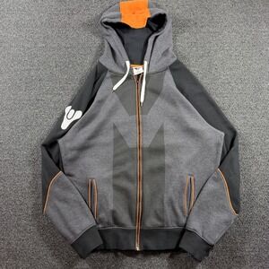 Merchoid Destiny Hunter Vanguard Zip Up Hoodie Mens 2XL Gray Black Orange Bungie